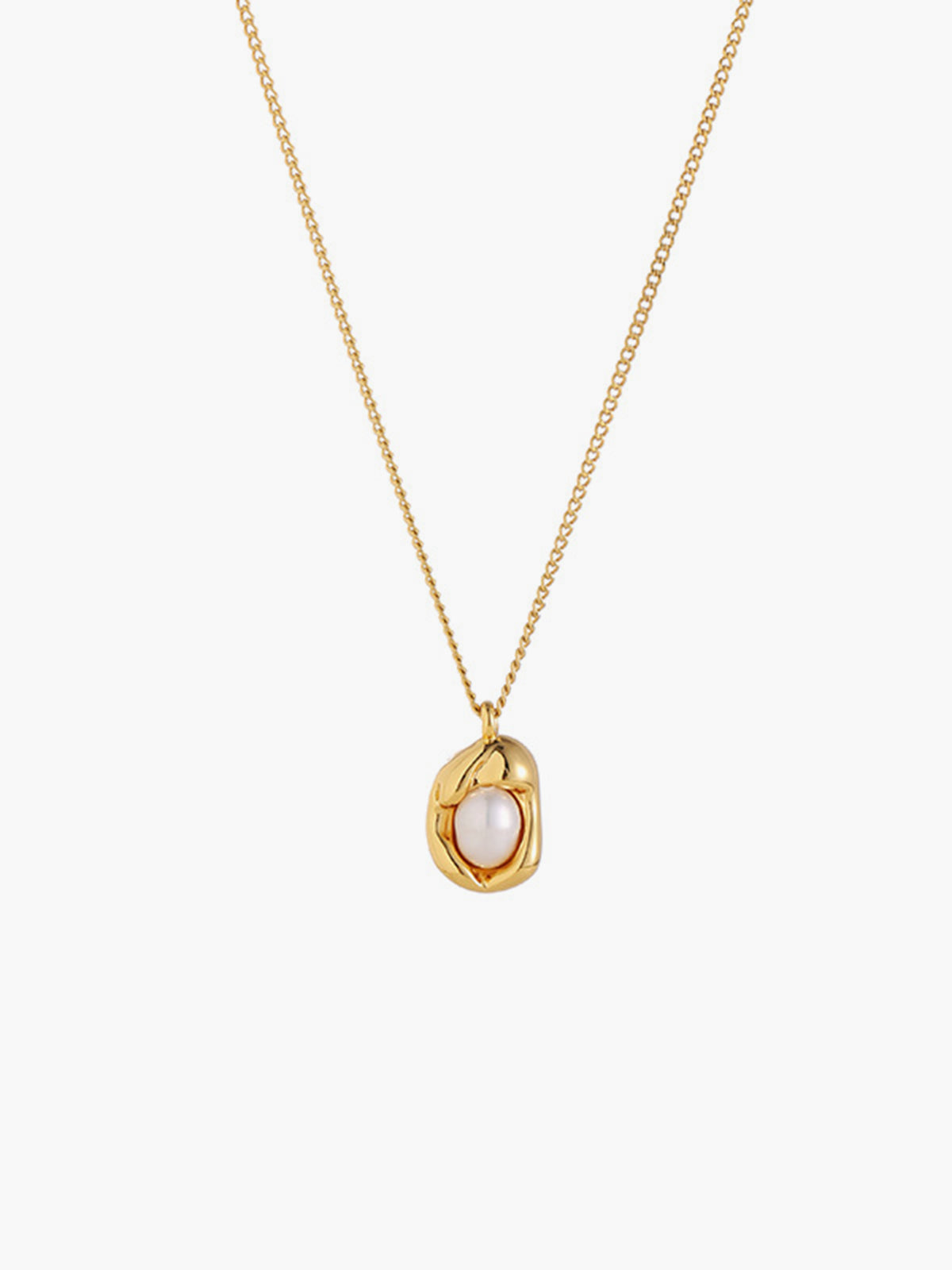Gouden Decor Parels Hanger Ketting