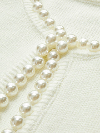 Parelrand Versleten Cardigan