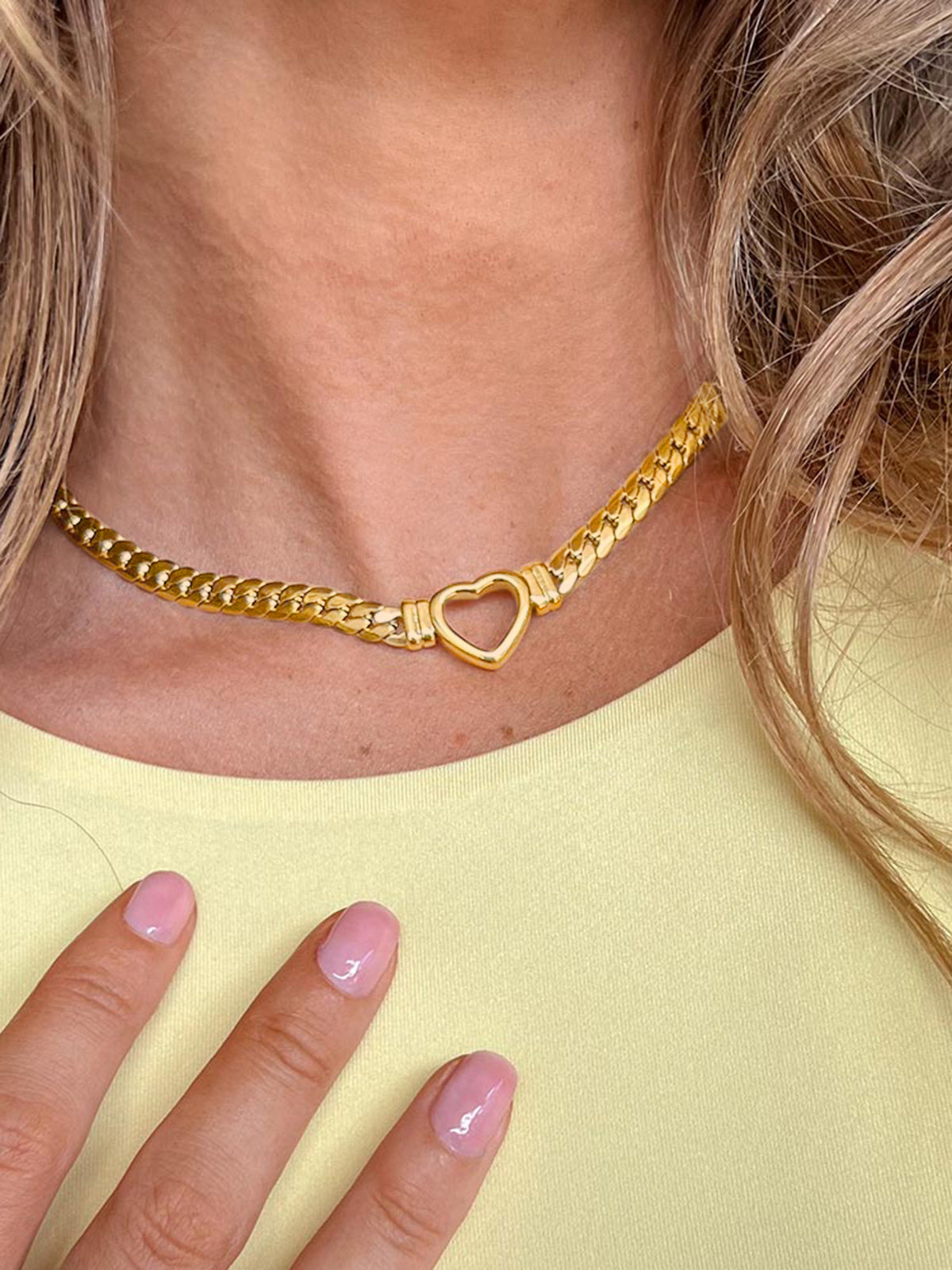 Gelaagde Hart Ketting