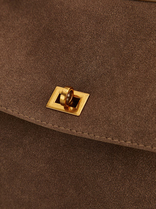 Utility schoudertas met flap en grote capaciteit