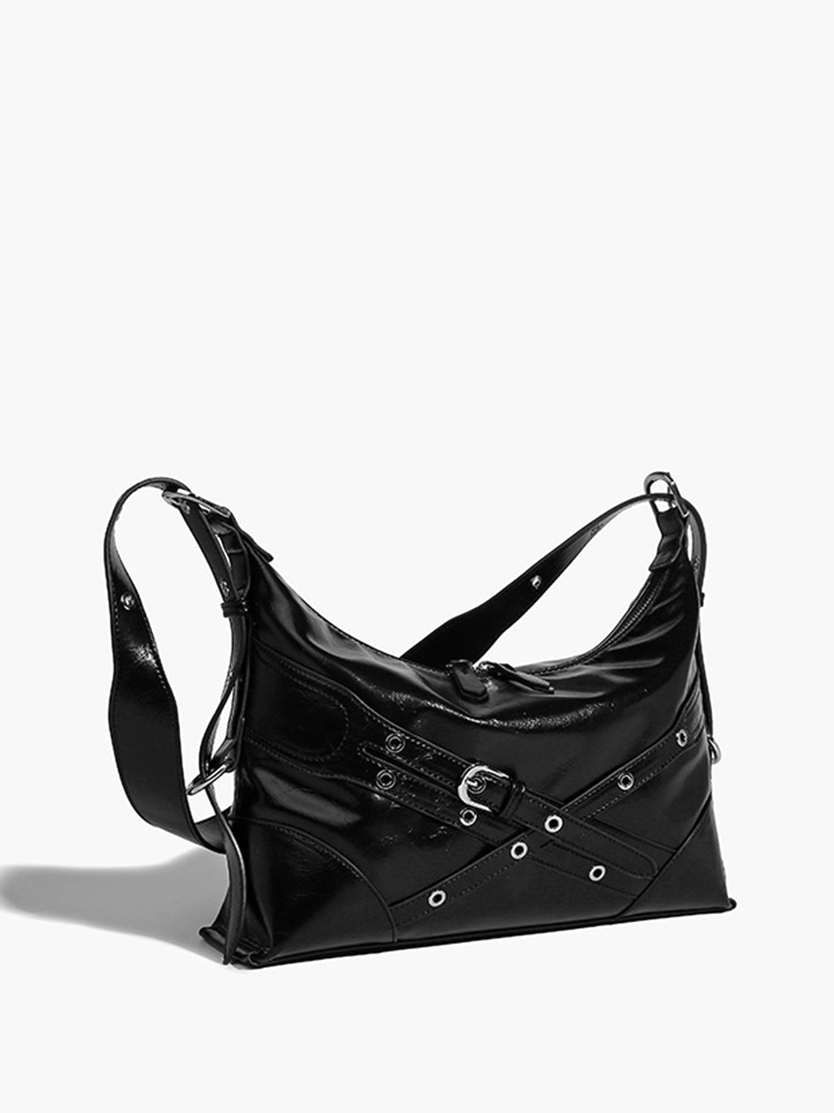 Adjustable Shoulder Strap Zipper Tote Bag