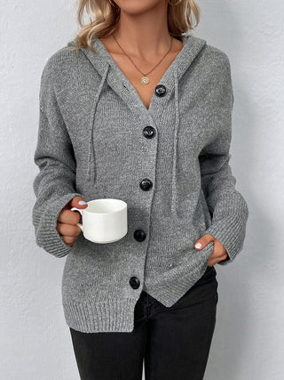 Comfortabele Capuchon Cardigan met Touwtjes