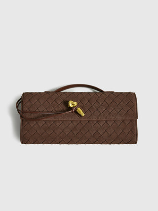 Flap Suède Clutch Tas