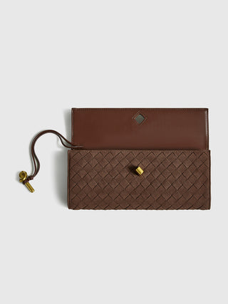 Flap Suède Clutch Tas