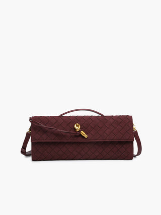 Flap Suède Clutch Tas