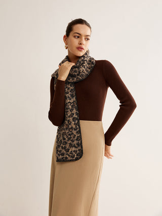 Luipaard Print Minky Sjaal