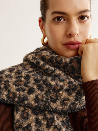 Luipaard Print Minky Sjaal