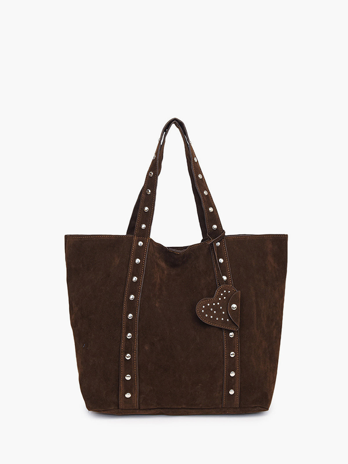 Knotted Shoulder Bag with Studs