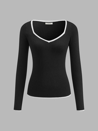 Elegante Gebreide Top