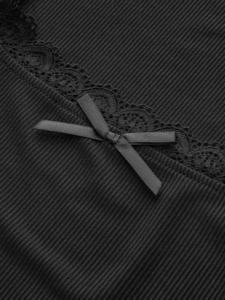 Kanten Rand Crop Top