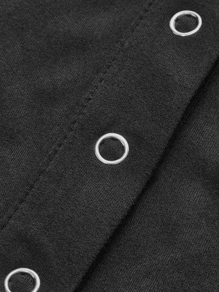 Bodysuit met Kraag en Knoopsluiting