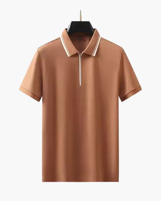 The Crestfield Zip Polo