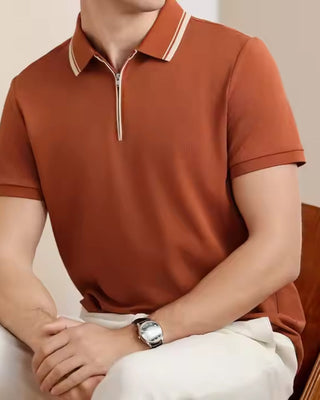 The Crestfield Zip Polo