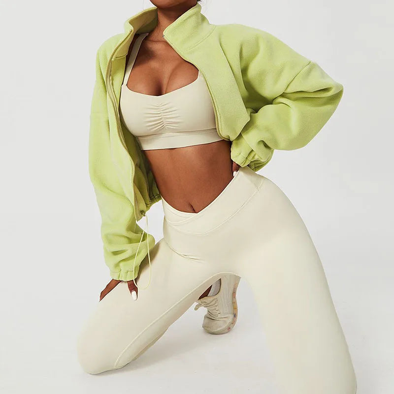 Cropped Sporty Fleece