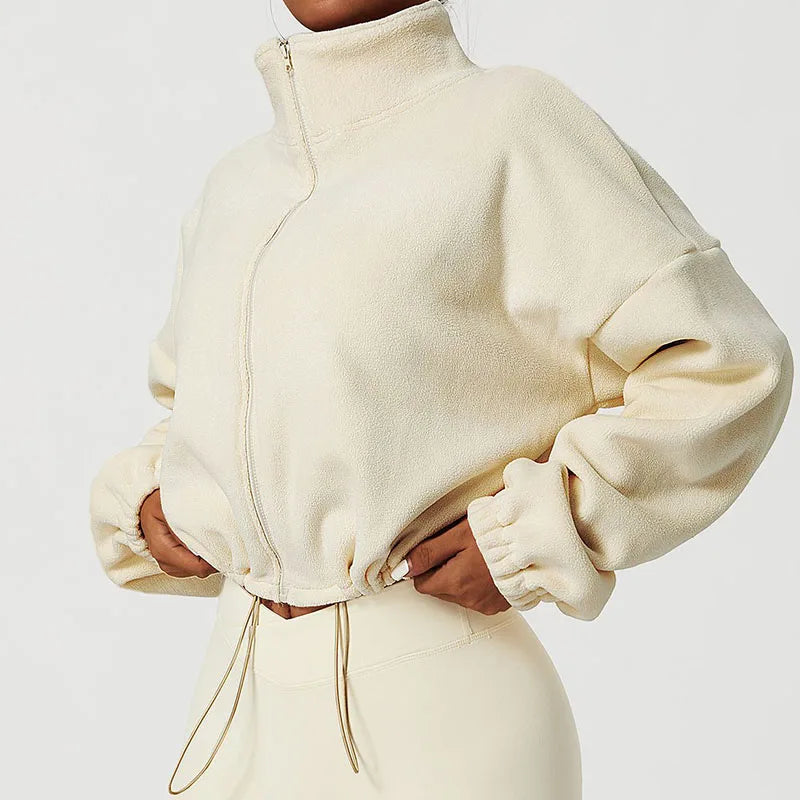 Cropped Sporty Fleece