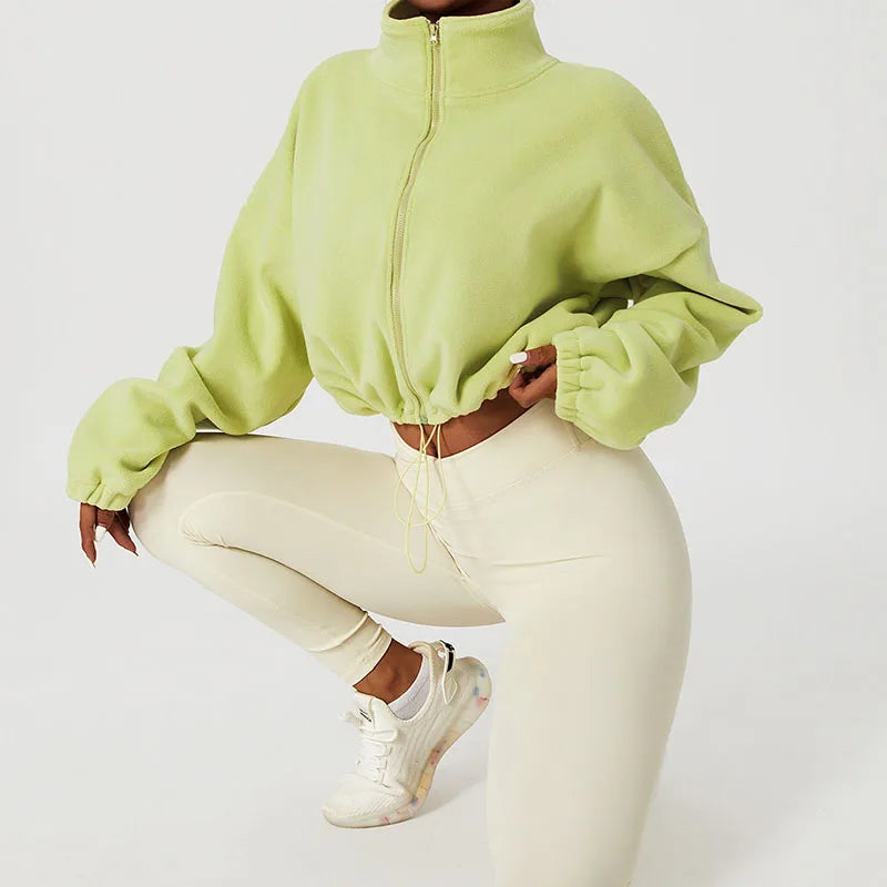Cropped Sporty Fleece