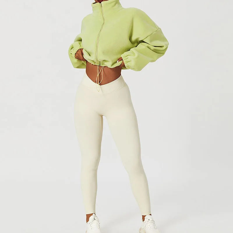 Cropped Sporty Fleece