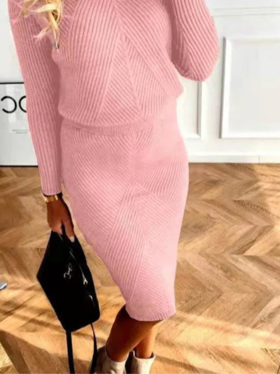 Knitted Sweater Dress Women