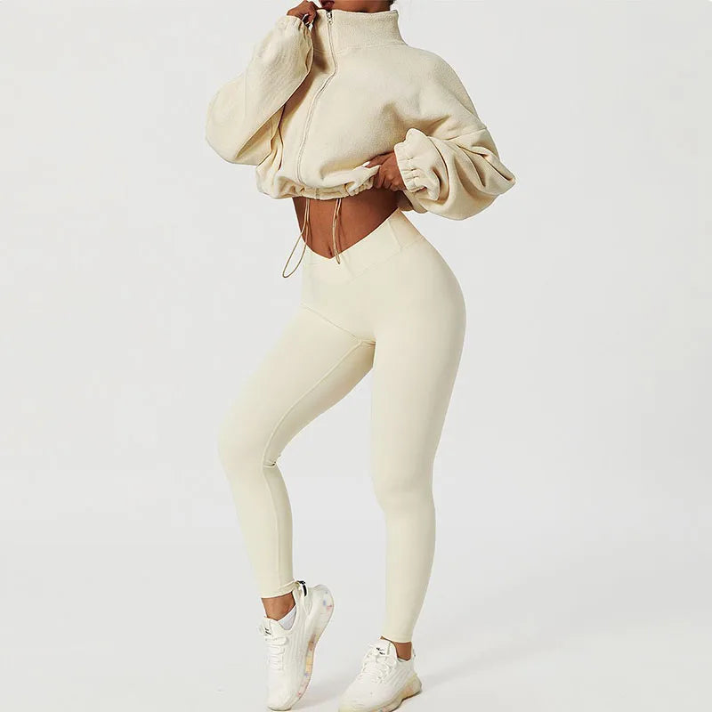 Cropped Sporty Fleece