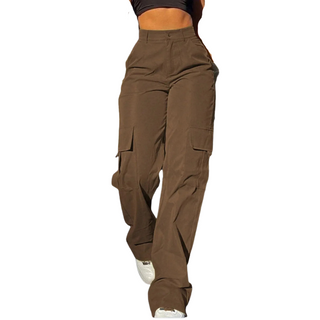 High-Waist Cargo Broek voor vrouwen
